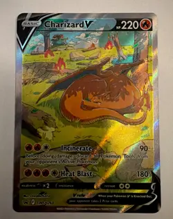 Pokemon TCG - Charizard V SWSH260 Sword & Shield Promo Holo Card Alt Art | NM - Image 1