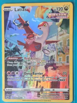 Pokemon Latias TCG Card Crown Zenith Galarian Gallery GG20/GG70 - Image 1