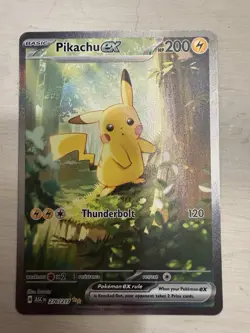 Pokemon TCG Ascended Heroes Pikachu EX SIR 276 Holo NM English - Image 2