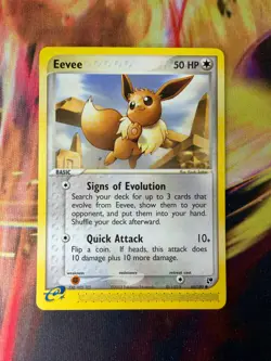 Eevee 63/100 NM Common Sandstorm 2003 Pokemon TCG - Image 1