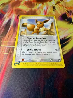 Eevee 63/100 NM Common Sandstorm 2003 Pokemon TCG - Image 2