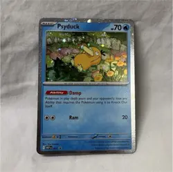 Pokemon Psyduck Me: Mega Evolution Promo 007 Holo Promo Basic 70 HP (Swirl) - Image 1