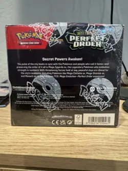 Pokemon TCG ME03 Mega Evolution PERFECT ORDER BOOSTER BOX Sealed IN HAND - Image 3