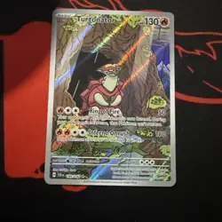 Turtonator - 146/142 Stellar Crown Illustration Rare Pokemon - NM/MINT - Image 1