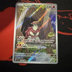 Turtonator - 146/142 Stellar Crown Illustration Rare Pokemon - NM/MINT - Image 2
