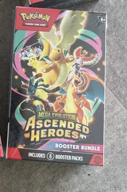 Pokemon Mega Evolutions Ascended Heroes Booster Bundle X1 - Image 1