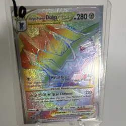 Pokemon Origin Forme Dialga VSTAR Secret Rare 198/189 Astral Radiance Holo 280 … - Image 2