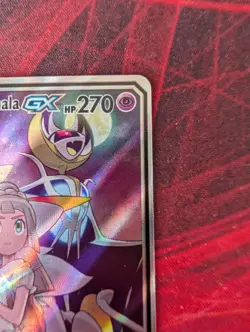 Pokemon Solgaleo & Lunala GX 216/236 Full Art Sun Moon Cosmic Eclipse LP - Image 4