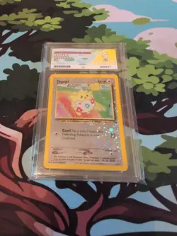Pokemon TCG Togepi Southern Islands 2001 Reverse Holo Ace Grade 5 - Image 1