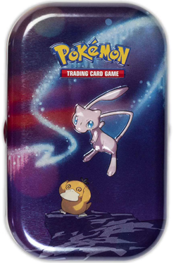 Pokemon TCG Kanto Power Mini Booster Tin Mew & Psyduck - COMPLETE UNSEALED TIN - Image 1