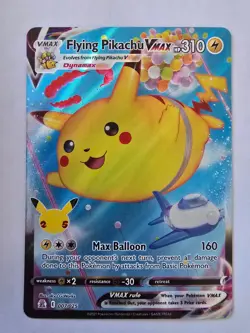 Flying Pikachu VMAX 007/025 Holo Rare VMAX Celebrations Pokemon NM - Image 1
