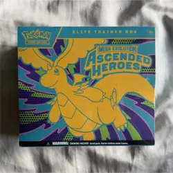 Pokemon TCG Mega Evolution Ascended Heroes Elite Trainer Box ETB Factory Sealed - Image 1