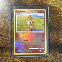 Chimchar 76/130 Reverse Holo Stamped – Pokemon Diamond & Pearl 2007 NM - Image 1