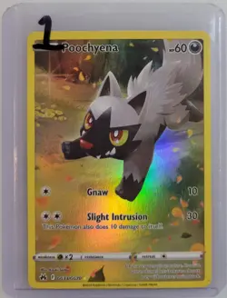 Poochyena GG33/GG70 Pokemon Crown Zenith: Galarian Gallery Holo NM (1 of 2) - Image 3
