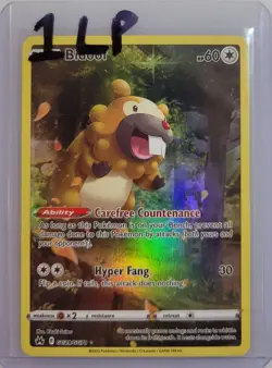Bidoof GG29/GG70 Pokemon Crown Zenith: Galarian Gallery Holo LP (1 of 4) - Image 3