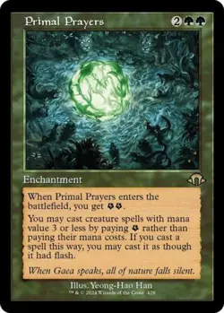 Primal Prayers (Retro Frame) - Near Mint MTG Modern Horizons 3 - Image 1