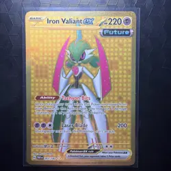 Iron Valiant ex 261/182 (NM) - SV04: Paradox Rift - Hyper Rare - Pokemon TCG - Image 1