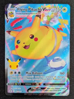 Flying Pikachu VMAX 007/025 Celebrations Pokemon NM Holo - Image 1