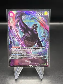 One Piece CCG Vergo OP14-061 Alternate Art Rare NM Holo English - Image 1
