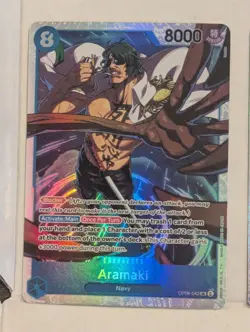 Aramaki OP06-043 One Piece Wings of the Captain Super Rare Near Mint free ship - Image 1