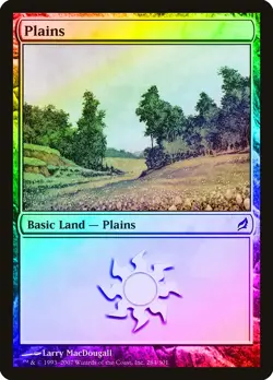 Plains (284) FOIL Lorwyn NM Basic Land MAGIC THE GATHERING MTG CARD ABUGames - Image 1
