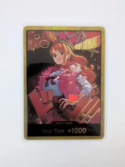 DON!! Card (Nami) (Gold) Extra Booster: One Piece Heroines Edition Foil - Image 1