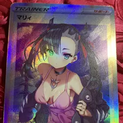 MARNIE Trainer Babe Goddess Anime ACG Waifu Girl Foil Collectible Card Cool - Image 5