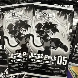 Dragon Ball Super Card Fusion World Judge Store Sealed English Lot Of 29 - Image 1