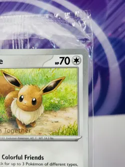 Pokemon TCG Eevee 133/165 Pokemon Together Sealed Promo Card UK seller gorgeous! - Image 4