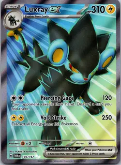 Luxray EX 195/167 NM Pokemon Card TCG - Image 1