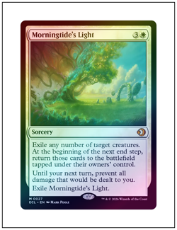 1x Morningtide's Light, Foil, Lorwyn Eclipsed, Magic MTG NM - Image 1