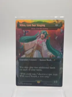Miku, Lost but Singing - Azusa, Lost but Seeking (Rainbow Foil) Secret Lair Drop - Image 1