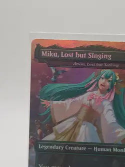 Miku, Lost but Singing - Azusa, Lost but Seeking (Rainbow Foil) Secret Lair Drop - Image 2