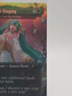 Miku, Lost but Singing - Azusa, Lost but Seeking (Rainbow Foil) Secret Lair Drop - Image 3