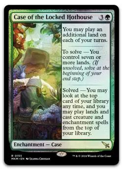 Case of the Locked Hothouse #155 (Foil) (NM) Murders Karlov Manor MKM Magic MTG - Image 1