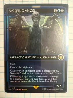 1x Weeping Angel -- Showcase - Surge Foil Light Play, English Universes Beyond: - Image 1