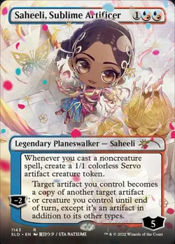 MTG Saheeli, Sublime Artificer - Foil - Borderless, NM-Mint, English Secret Lair - Image 1