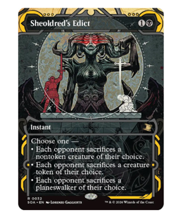 Sheoldred's Edict Secrets of Strixhaven MTG - Image 1