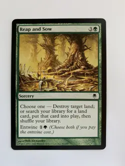 MTG Reap and Sow Darksteel 81/165 Regular Common - Image 1