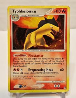 Typhlosion 16/123 Holo Rare Mysterious Treasures SWIRL Pokemon 1532 - Image 1