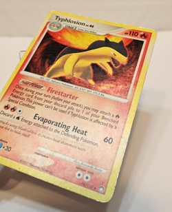Typhlosion 16/123 Holo Rare Mysterious Treasures SWIRL Pokemon 1532 - Image 2