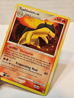 Typhlosion 16/123 Holo Rare Mysterious Treasures SWIRL Pokemon 1532 - Image 4