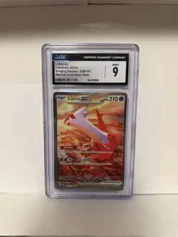 LATIAS EX Surging Sparks Special Illustration Rare #239 CGC 9 Pokemon MT - Image 1