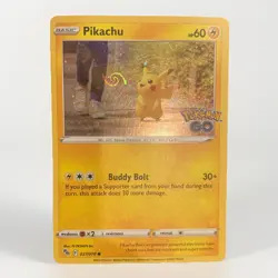 Pokemon TCG Near Mint Pikachu - 027/078 Cosmos Holo SWIRL LP - Image 1