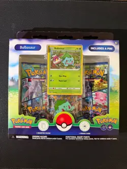 3 Pokemon Go Pin Collection Box Lot Bulbasaur Charmander Squirtle Factory Sealed - Image 4