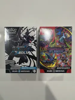 Pokemon TCG Mega Evolution Phantasmal Flames & Black Bolt Booster Bundle - Image 2