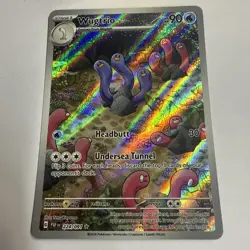 Pokemon TCG Wugtrio 224/091 Illustration Rare Paldean Fates NM - Image 2