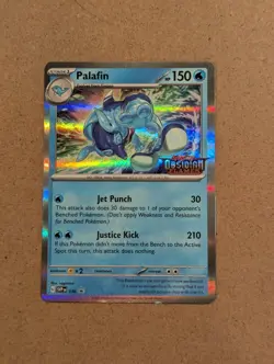 Pokemon TCG Palafin Obsidian Flames Stamp Prerelease Black Star Promo SVP 036 NM - Image 1