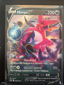 NM Hoopa V SWSH176 Holo Promo Sword & Shield Promo Pokemon - Image 1