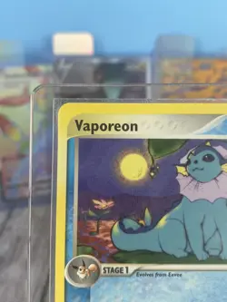 Pokemon TCG Vaporeon 25/100 - EX Sandstorm None-Holo Rare (NM) - Image 2
